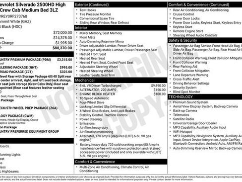 Used 2024 Chevrolet Silverado 2500 High Country w/ High Country Premium Package AWD/4WD image 21