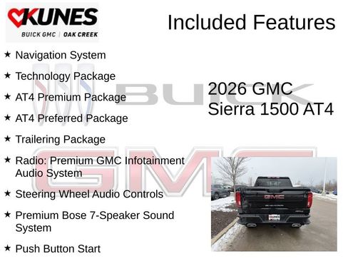 New 2026 GMC Sierra 1500 AT4 w/ AT4 Premium Package image 2
