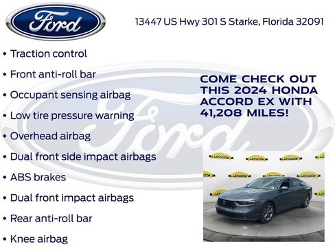 Used 2024 Honda Accord EX image 25