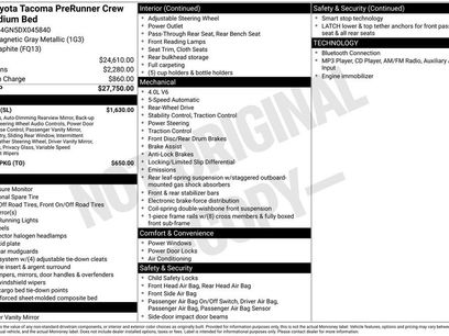 Used 2013 Toyota Tacoma PreRunner w/ SR5 Pkg