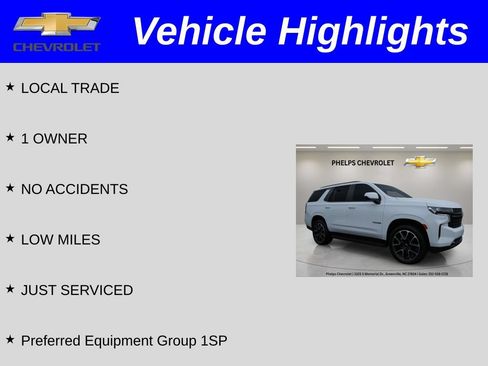Used 2024 Chevrolet Tahoe RST RWD image 2