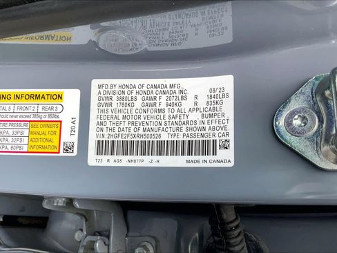 Used 2024 Honda Civic Sport image 34
