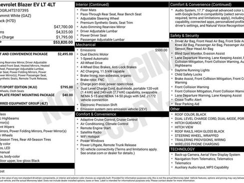 Used 2026 Chevrolet Blazer EV LT AWD/4WD image 35