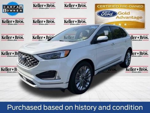 Certified 2024 Ford Edge Titanium w/ Titanium Elite Package AWD/4WD image 3