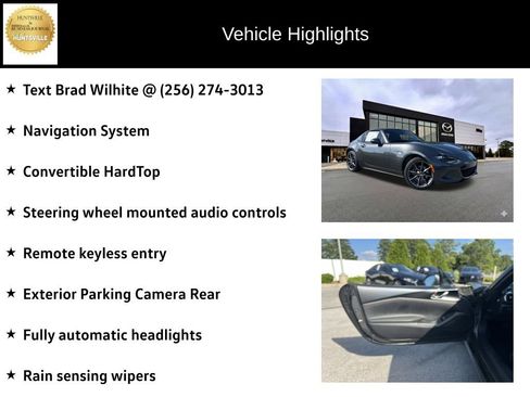 Used 2019 MAZDA MX-5 Miata RF Grand Touring RWD image 6