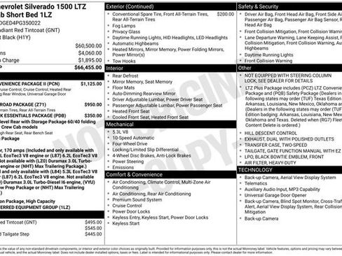Used 2023 Chevrolet Silverado 1500 LTZ w/ LTZ Convenience Package II AWD/4WD image 68