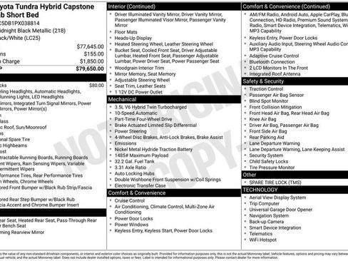 Used 2023 Toyota Tundra Capstone AWD/4WD image 6