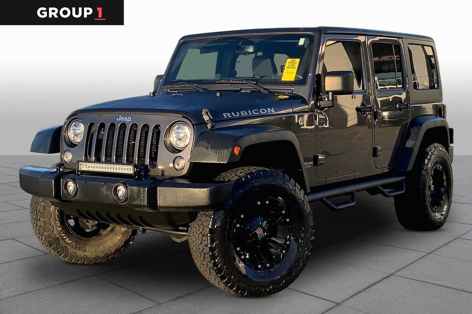 Used 2017 Jeep Wrangler Unlimited Rubicon AWD/4WD image 1