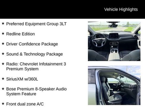 Certified 2024 Chevrolet Blazer LT w/ Sound & Technology Package AWD/4WD image 12