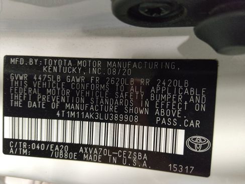 Used 2020 Toyota Camry SE w/ Convenience Package image 33