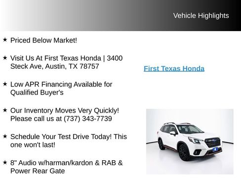 Used 2024 Subaru Forester Sport AWD/4WD image 9