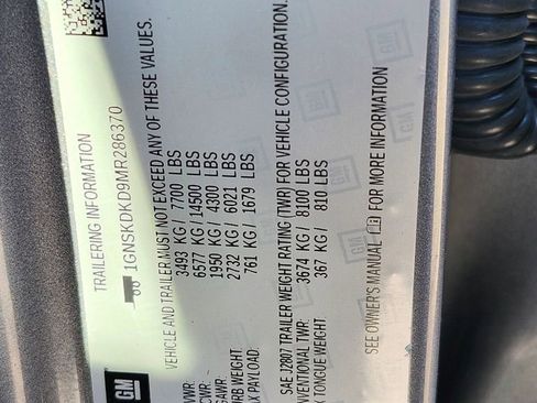 Used 2021 Chevrolet Suburban Z71 w/ Z71 Off-Road Package image 30