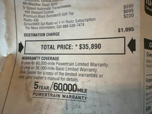 Used 2017 Jeep Wrangler Unlimited Sport w/ Quick Order Package 24S image 90