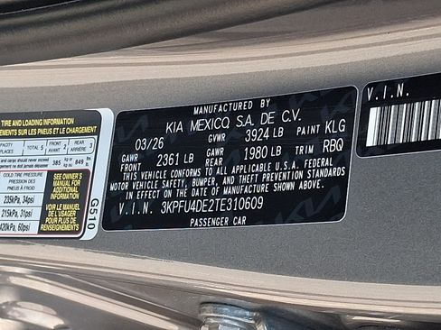New 2026 Kia K4 EX FWD image 19