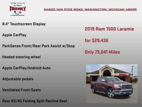 Used 2019 RAM 1500 Laramie image 20