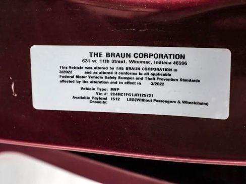 Used 2018 Chrysler Pacifica Touring Plus w/ Tire & Wheel Group image 57