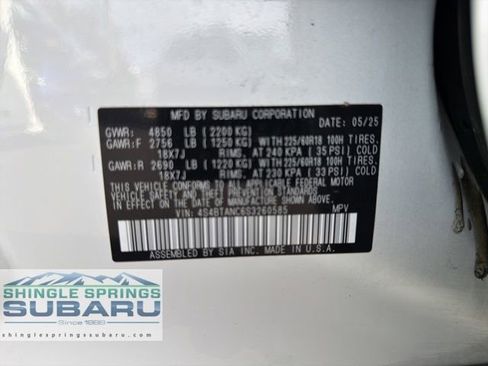 Certified 2025 Subaru Outback Limited image 71