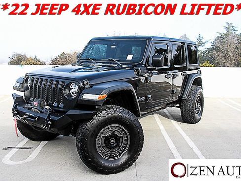 Used 2022 Jeep Wrangler Unlimited Rubicon 4xe w/ Cold Weather Group image 3