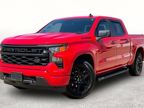 Used 2023 Chevrolet Silverado 1500 Custom w/ LPO, Dark Essentials Package RWD image 14