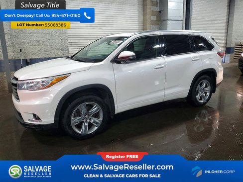 Used 2015 Toyota Highlander Limited AWD/4WD image 1