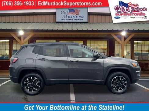 Used 2021 Jeep Compass Trailhawk AWD/4WD image 1