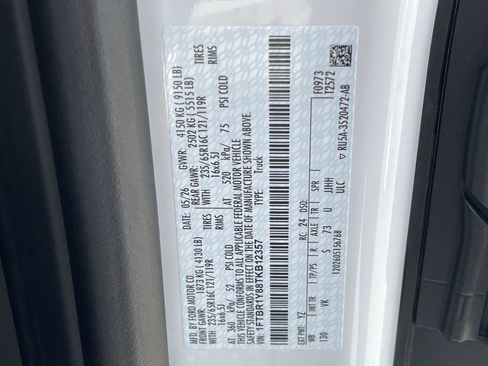 New 2026 Ford Transit 250 Low Roof w/ Load Area Protection Package RWD image 32