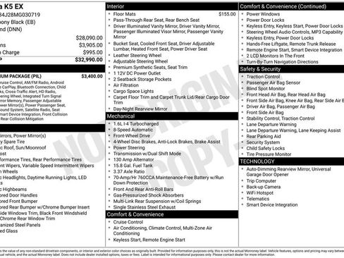 Used 2021 Kia K5 EX w/ EX Premium Package FWD image 5