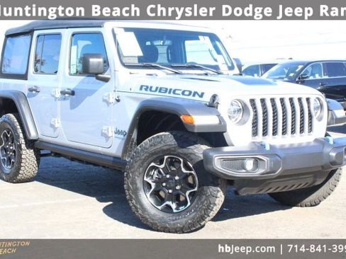 Used 2022 Jeep Wrangler Unlimited Rubicon 4xe image 1