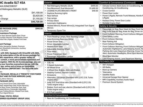 Used 2021 GMC Acadia SLT w/ Preferred Package AWD/4WD image 5