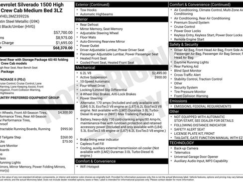 Used 2021 Chevrolet Silverado 1500 High Country image 4