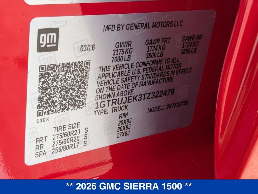 New 2026 GMC Sierra 1500 Elevation AWD/4WD image 43