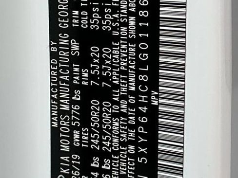 Used 2020 Kia Telluride S w/ S 8 Passenger Seating Package FWD image 33