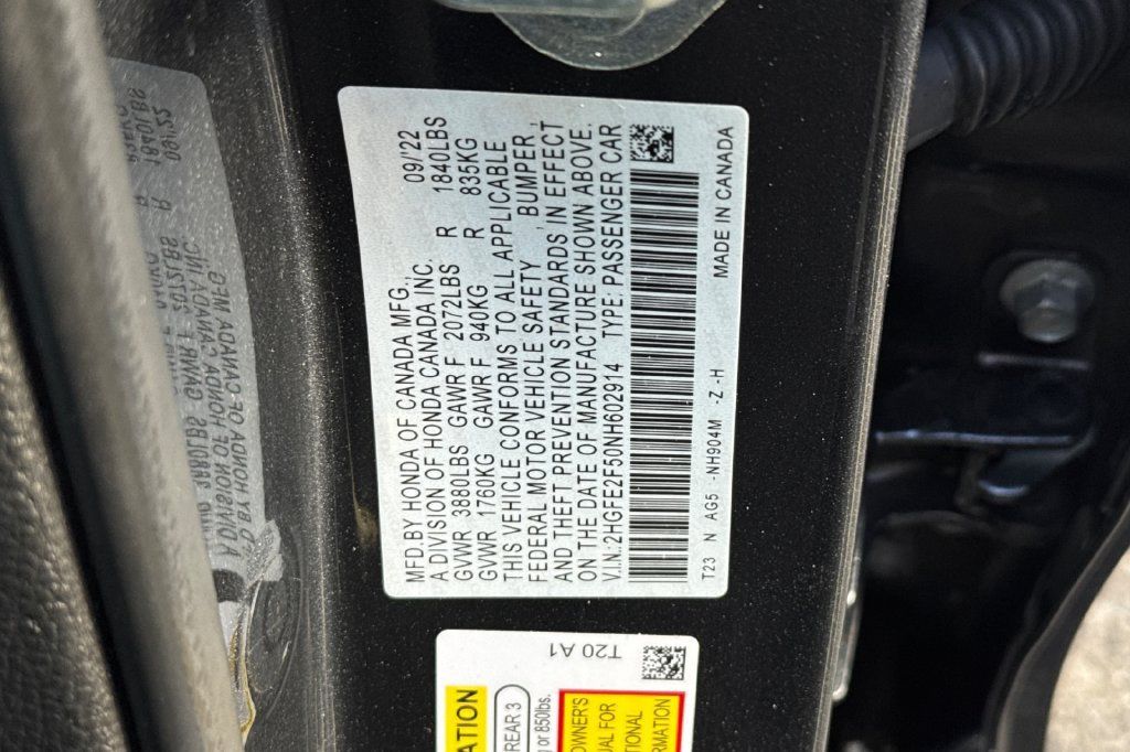 Used 2022 Honda Civic Sport image 26