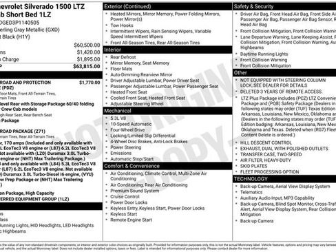 Certified 2023 Chevrolet Silverado 1500 LTZ AWD/4WD image 7