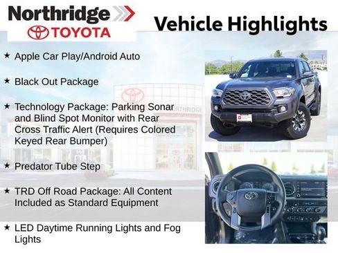 Certified 2021 Toyota Tacoma TRD Off-Road w/ Technology Package image 2