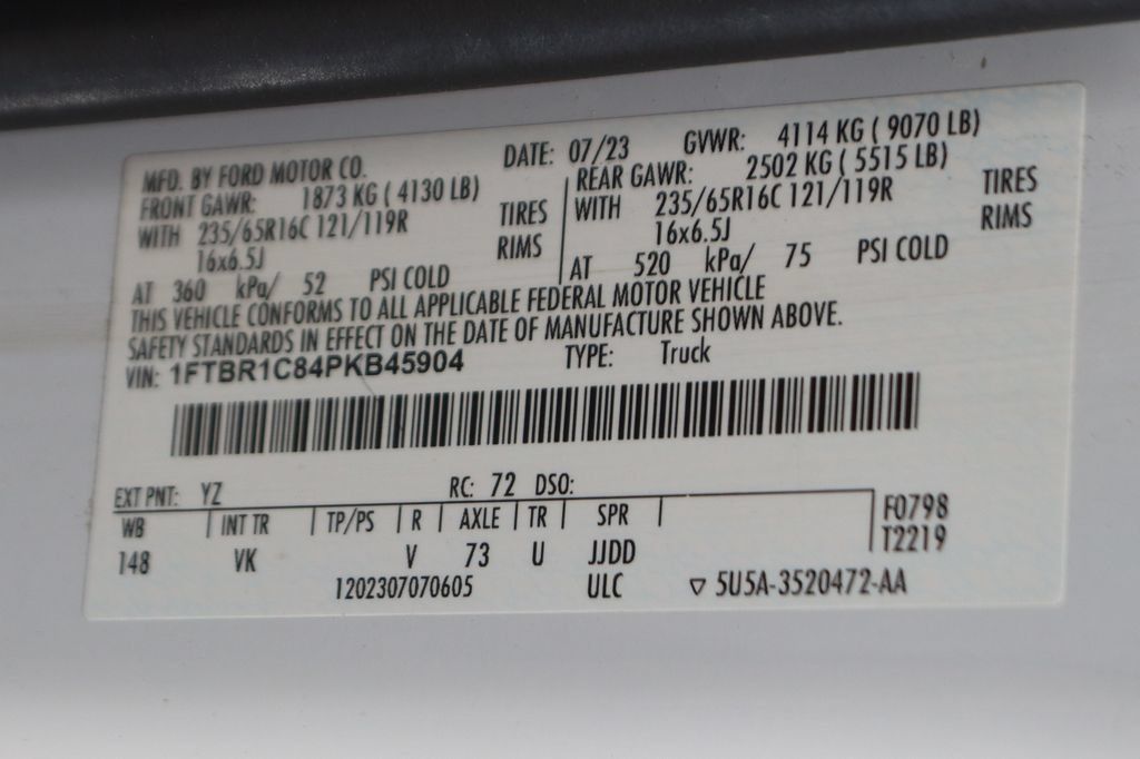 Used 2023 Ford Transit 250 Medium Roof w/ Load Area Protection Package RWD image 43