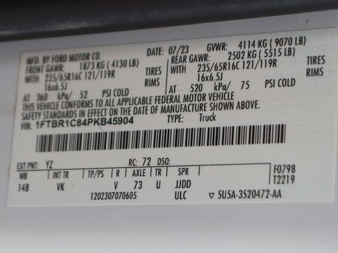 Used 2023 Ford Transit 250 Medium Roof w/ Load Area Protection Package RWD image 43