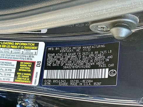 Used 2023 Lexus ES 350 w/ Premium Package FWD image 32