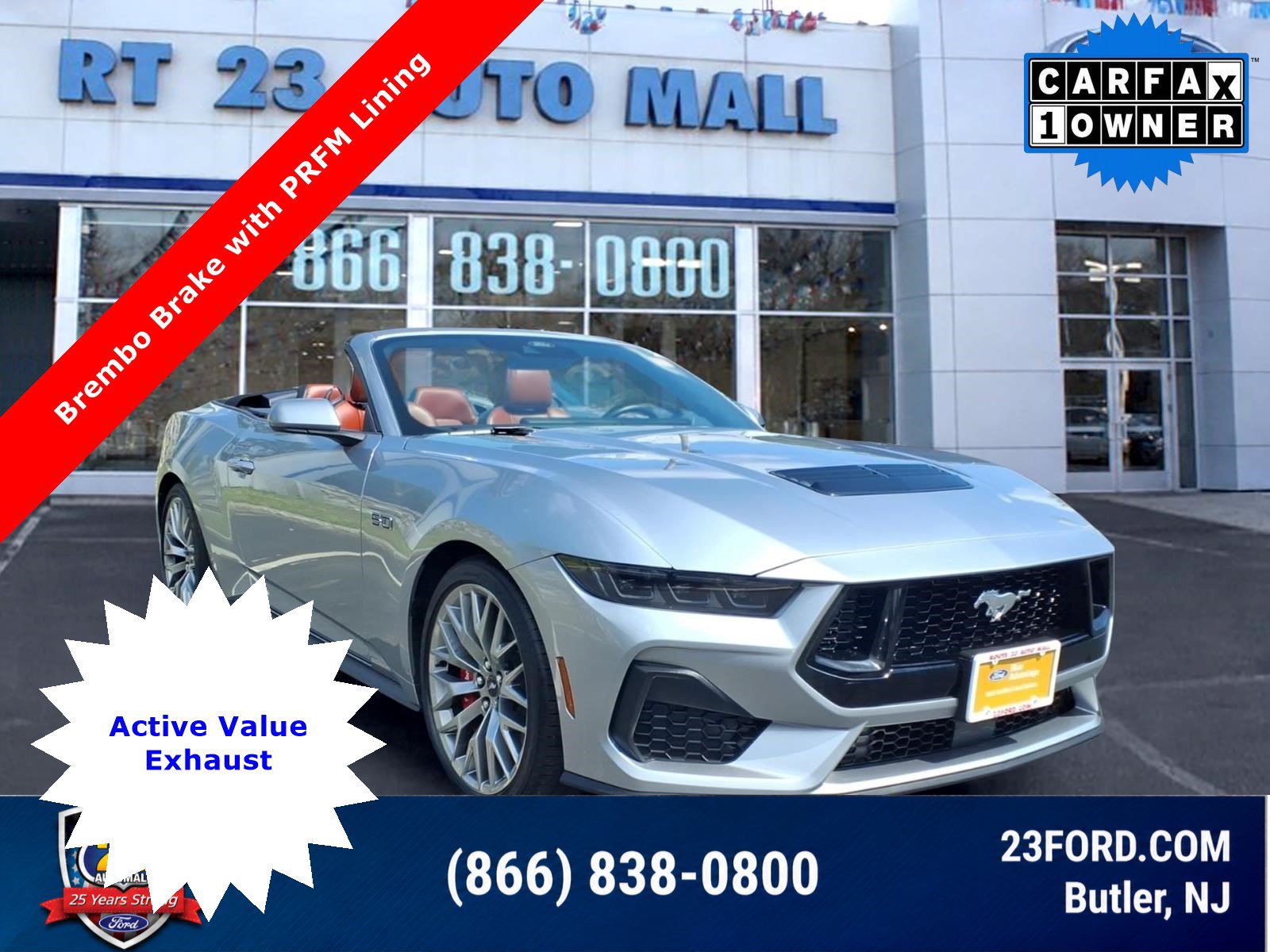 Certified 2025 Ford Mustang GT Premium RWD image 1