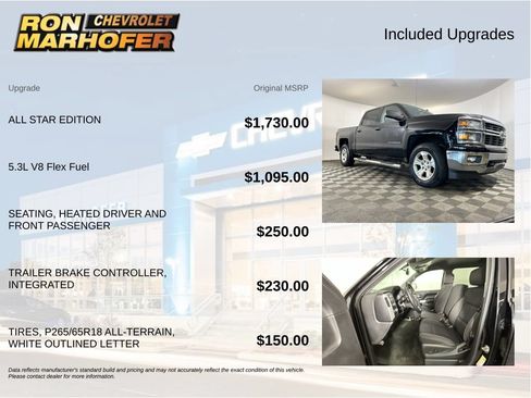 Used 2014 Chevrolet Silverado 1500 LT w/ All Star Edition AWD/4WD image 6