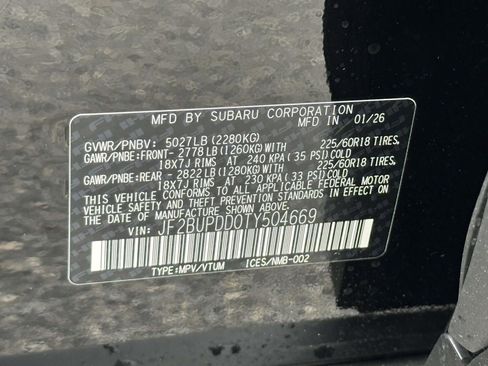 New 2026 Subaru Outback Limited image 15