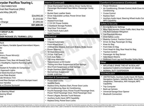 Used 2017 Chrysler Pacifica Touring-L image 5