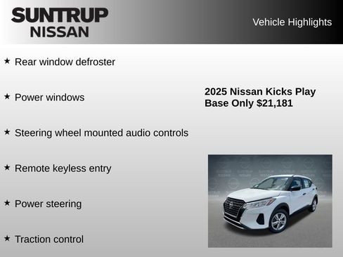 Used 2025 Nissan Kicks Play S FWD image 8