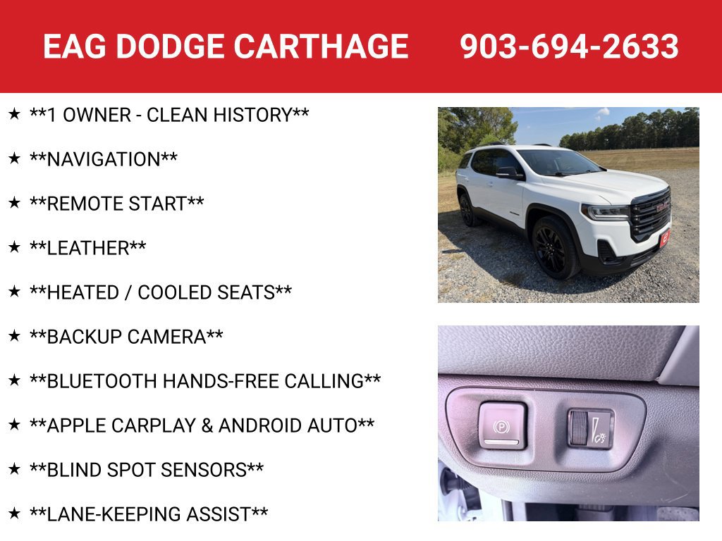 Used 2023 GMC Acadia SLT w/ Elevation Edition FWD image 4