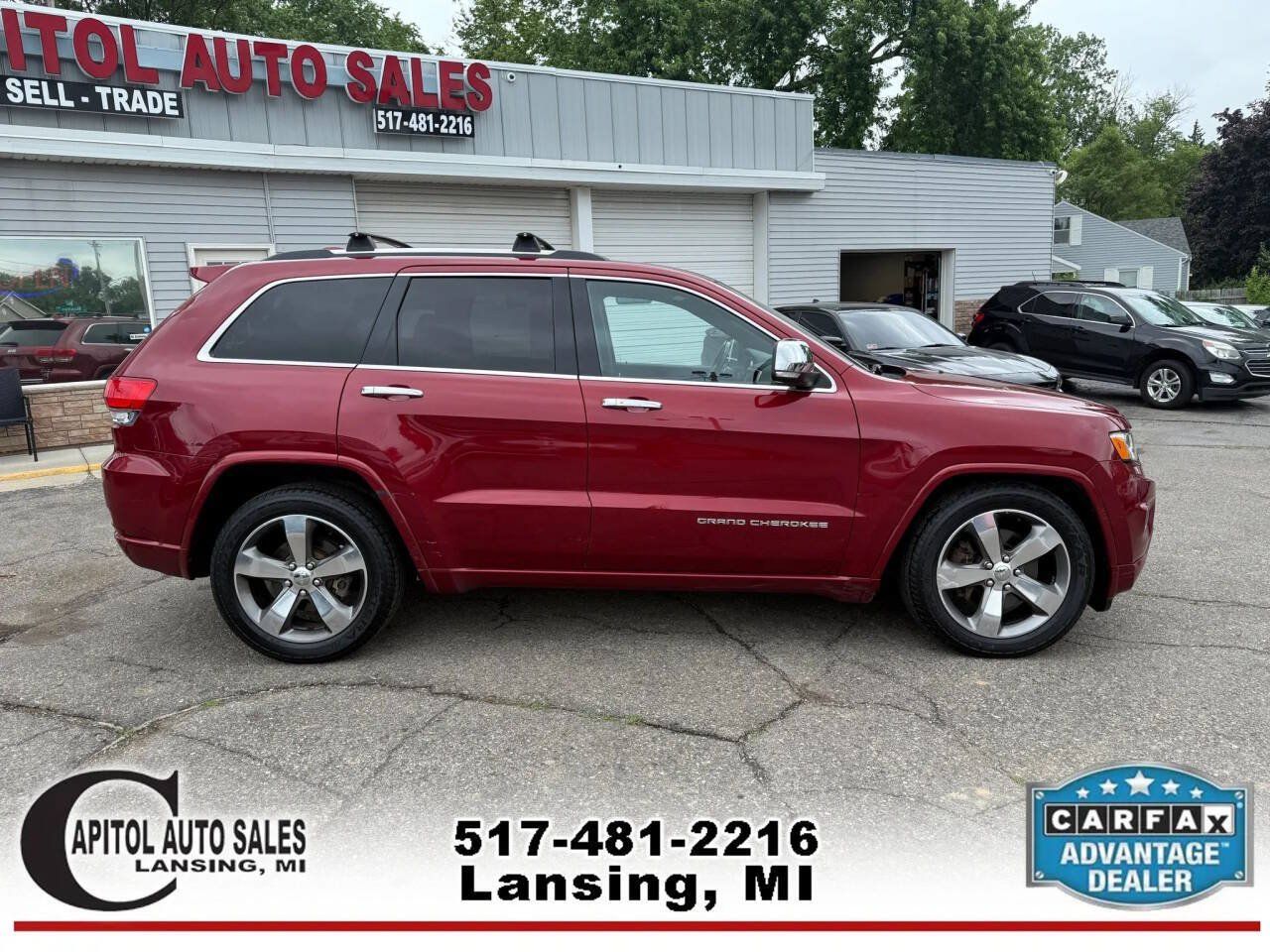 Used 2015 Jeep Grand Cherokee Overland w/ Advanced Technology Group AWD/4WD image 9