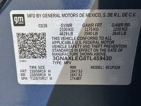 New 2026 Chevrolet Equinox RS w/ Convenience Package III FWD image 28