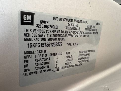 Used 2006 GMC Savana 1500 Passenger RWD image 20
