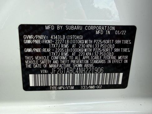 Used 2022 Subaru Crosstrek 2.0i w/ Popular Package #1 image 39