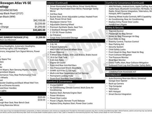 Used 2022 Volkswagen Atlas SE w/ Panoramic Sunroof Package image 35
