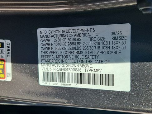 New 2026 Honda Odyssey EX-L image 17